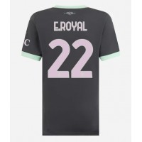 Zenski Nogometni Dres AC Milan Emerson Royal #22 Rezervni 2024-25 Kratak Rukav